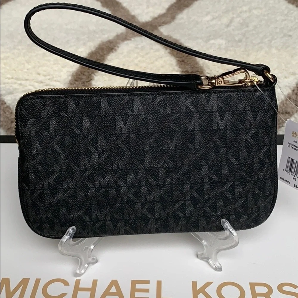Michael Kors Jet Set Travel Lg Top Zip Wristlet